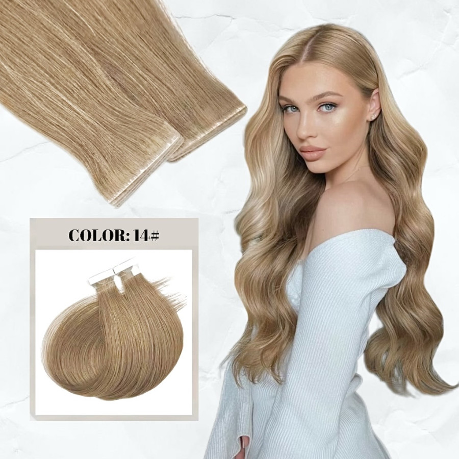 Extensii Invisible Tape #14 Blond Nisipiu